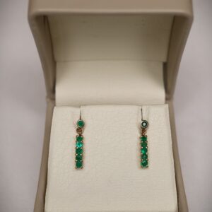 Aretes Cascada Verde