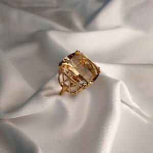 Anillo Heliodoro 18K