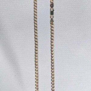 Cadena tejido cubano en oro 18K G-CUBP – joya sólida y elegante hecha en Colombia