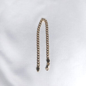Pulsera de oro 18K tejido cubano G-PCUB – joya clásica y elegante hecha en Colombia