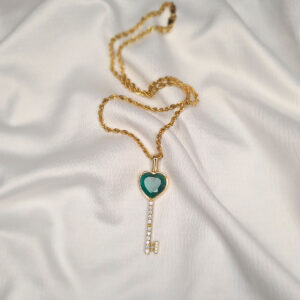 Collar Llave Esmeralda